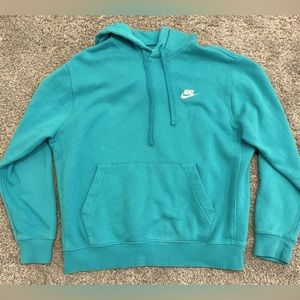 Nike hoodie. color teal. size medium in men’s.